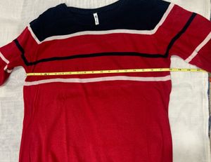 Teamspirit Classic Striped Knit T-shirt