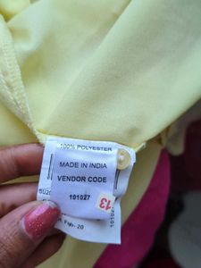 Chic Yellow Button-Up Shirt