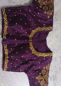 A Purple Readymade Blouse