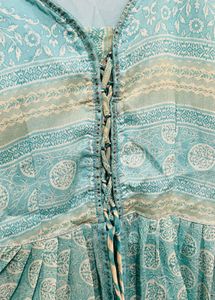 Boho Style Print plazzo n slit kurti