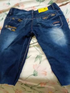 Deffective denim shorts_used