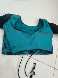 Designer Embroidered Teal lehenga