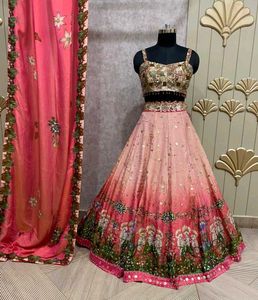 Vibrant Embellished Lehenga Choli Set