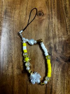 Cute Beaded Phone Charm Strap