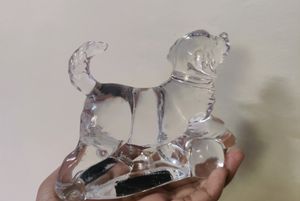 Home Decor/ Dog Glass Statue