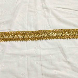 Exquisite Gold Waist Chain with Embellishments