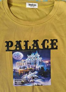 Yellow Graphic Print T-Shirt