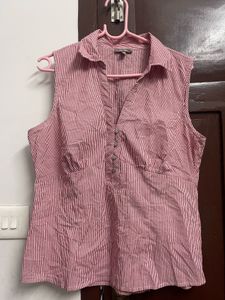Striped Sleeveless Top