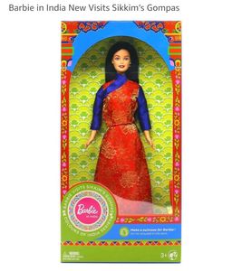 Barbie in India - Sikkim's Gompas