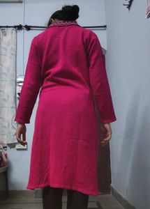 Pink black green  Knit Kurti woolen winter wear