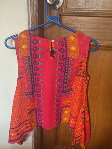 Vibrant Printed Top