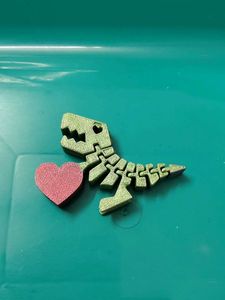 3D Printed Dinosaur with Heart