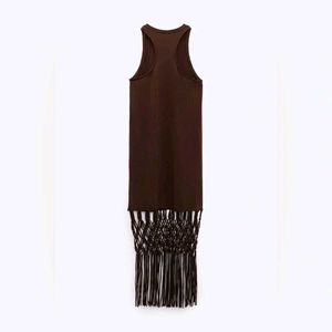 Zara Brown Maxi Dress