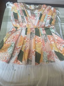 Bohemian Patchwork Print Dress