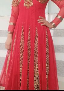 Long Frock With Embroidery