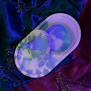 Unique Blue Shell Trinket Dish