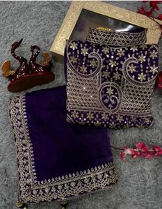 Designer Embroidered saree