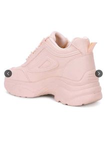 Pink Chunky Sole Sneakers
