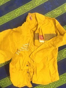 Yellow Men's Casual Shirt for 10 years child