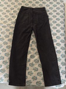 Classic High-Waisted Black Jeans