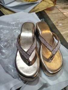 women embellished wedge heel sandals