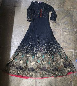 Black Designer Partywear Gown