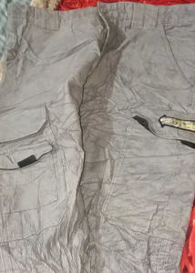 Men's Grey Cargo Pants