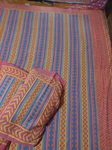 Pure Cotton Bedseet With Pillow Covers
