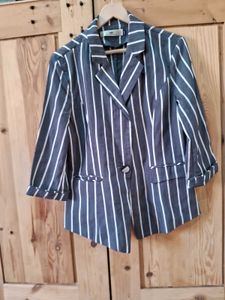 Chic Striped Blazer