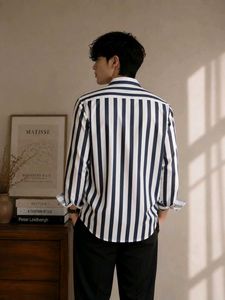 Men's Striped Long Sleeve Shirt