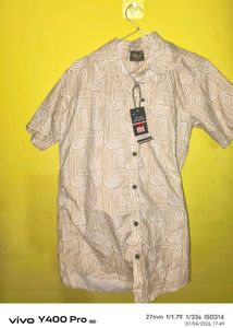 Men's Short Sleeve Patterned Shirt