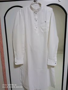Elegant Off White Kurta 🤍