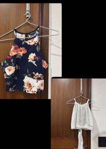 🌸 Trendy Crop Top Combo – 2 Pieces 🌸