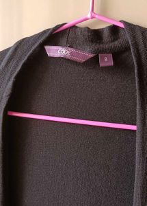 Black Long Cardigan