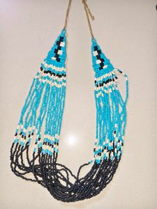 Boho Beaded Statement Necklace