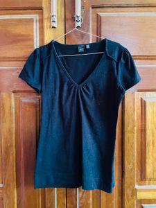 Classic Black V-Neck T-Shirt