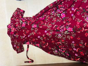 Floral Print Maxi Dress