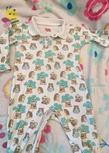 Baby Romper With Collar