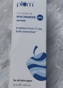 Plum Rice Water & Niacinamide Serum