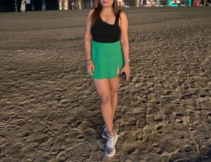 Green Mini Skirt