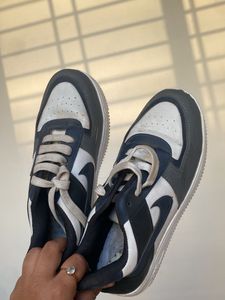 Stylish Navy & White Sneakers