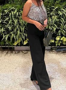 Stylish Black Wide-Leg Pants