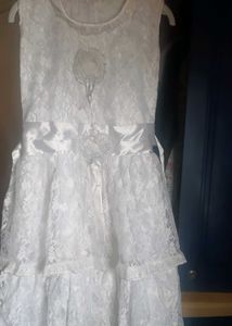 White Fairy Gown Dress For Girls