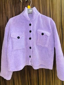 Cozy Lavender Fleece Jacket