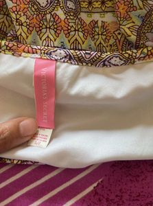 Victoria’s secret Patterned Off-Shoulder Crop Top