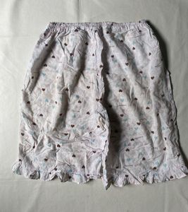 Cute Heart Print Shorts