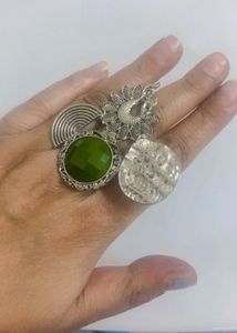 Boho Peacock Ring