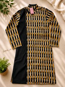 Stylish Ikkat Print Kurta | Punjabi