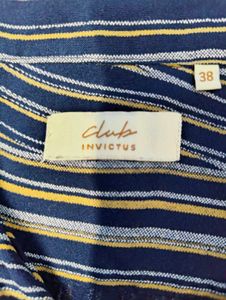 Men's Striped Short Sleeve Shirt