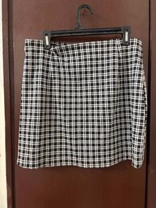 Checkered Mini Skirt
